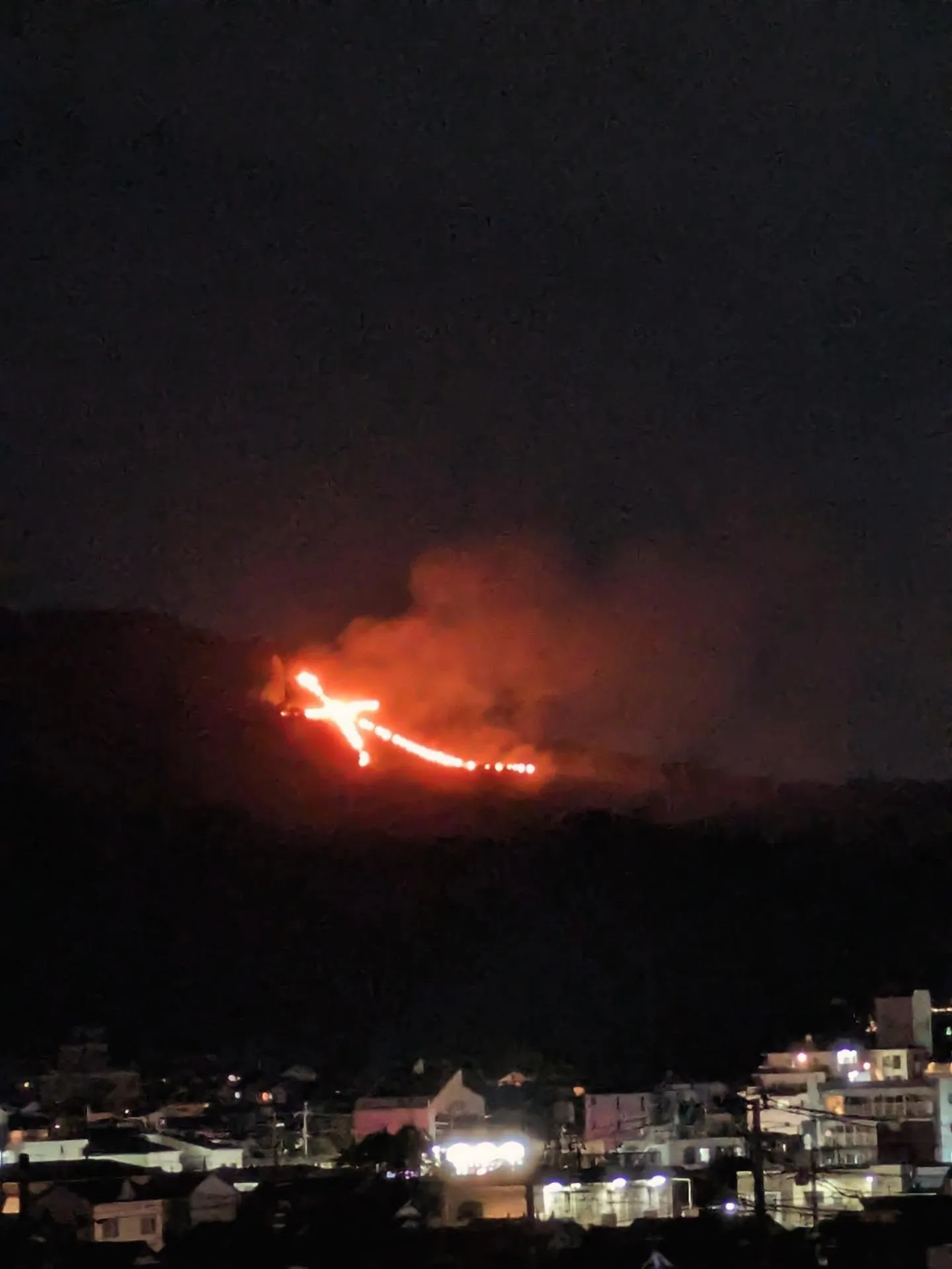 今年も五山の送り火を見ました。